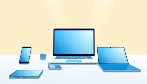 Showcasing technology through sleek gadgets highlighting modern innovations and efficiency.