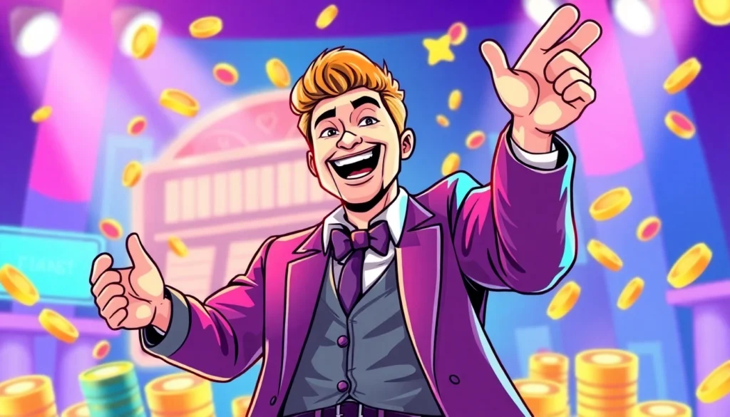Mentoto's trusted online slot platform with vibrant visuals and enticing jackpot imagery for Indonesian players