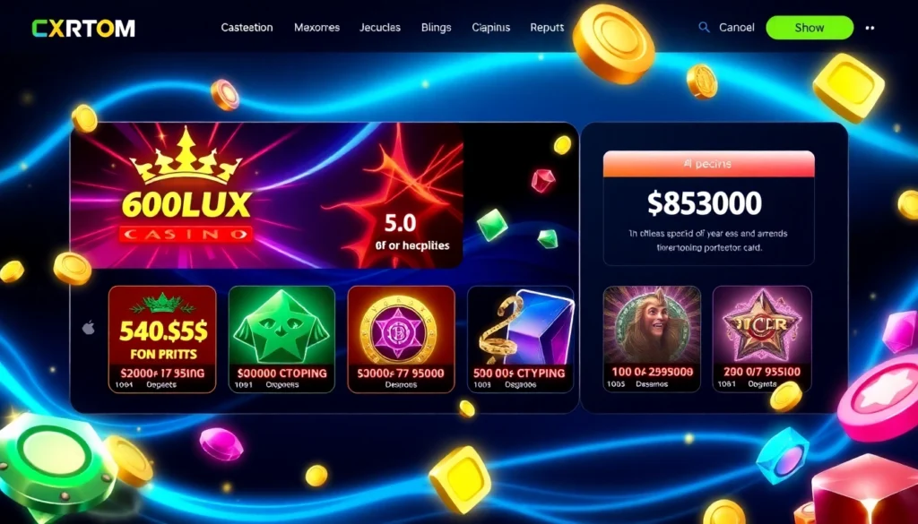 Engaging UU88 online casino platform showcasing secure gameplay, colorful graphics, and inviting user experience for increased trust and engagement.
