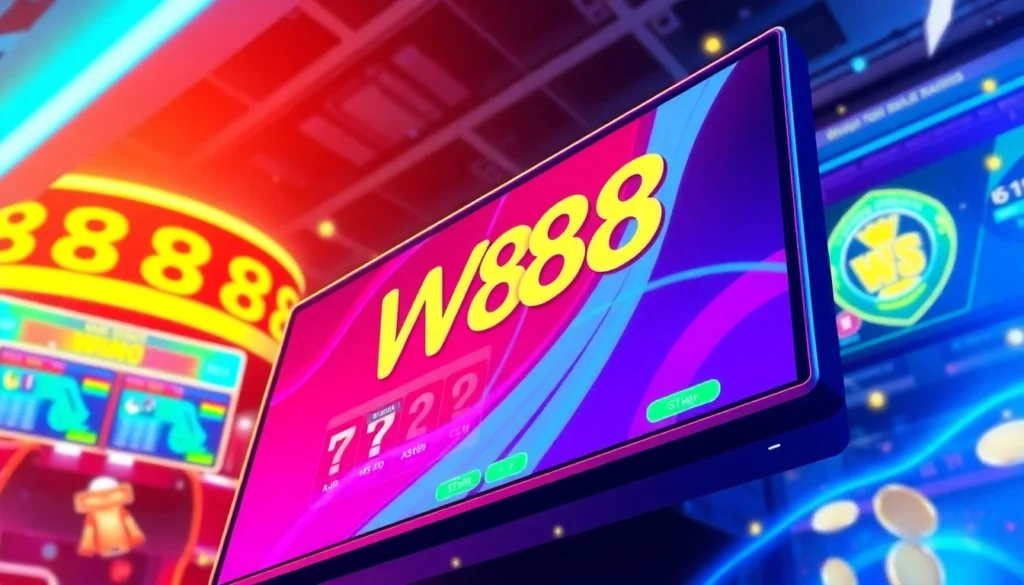 W88 online betting platform showcasing diverse casino games and live sports in an engaging, user-friendly interface.