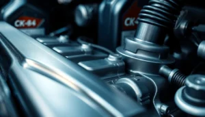 CK4 engine oil being poured into a modern diesel engine, highlighting performance and durability for vehicles.