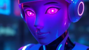 Engaging NSFW AI chat session with a digital character, emphasizing raw, unfiltered intimacy, high-detail interface, and modern tech theme.