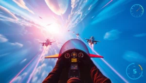 The Aviator game in action showcasing realistic aircraft controls and vibrant graphics for immersive betting gameplay in India.