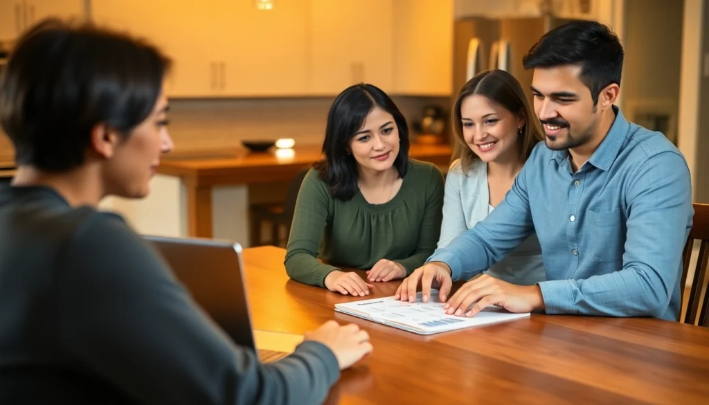 COBRA alternatives: a family compares health plans on a laptop for affordable coverage.