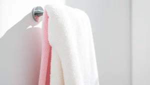 Close-up of a premium Extreme Towel with soft fibers, showcasing its absorbent and plush texture for luxurious comfort and performance.