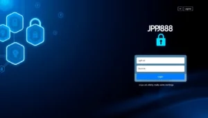 jp368 login page with secure connection and modern encryption symbols, ensuring quick access for users.