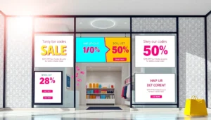 Effective Rabattkod deals displayed on screens encouraging online savings for shoppers