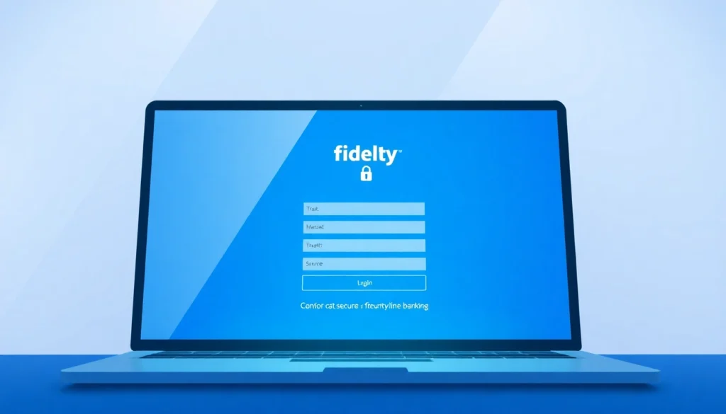 Fidelity login my account online banking interface showing secure sign-in process for user