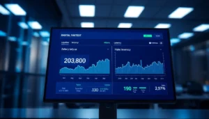 Test CS online performance analysis showing latency metrics for fast internet connection