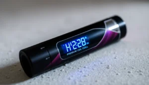 Hitz 2g reviews showcase sleek disposable vape with a bright LCD screen and premium design