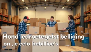 Reliable Packers and Movers in Ahmedabad expertly packing household goods for stress-free