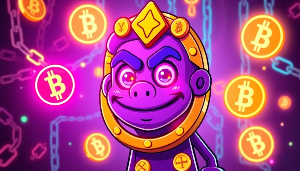 Pepe Coin animated meme character engaging in crypto trading with vibrant colors and dynamic