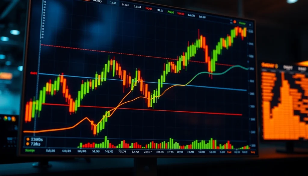 Trading view platform showcasing interactive charts and real-time market data for traders and