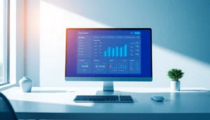 Estimate Software platform showing invoice creation process for business professionals efficiently