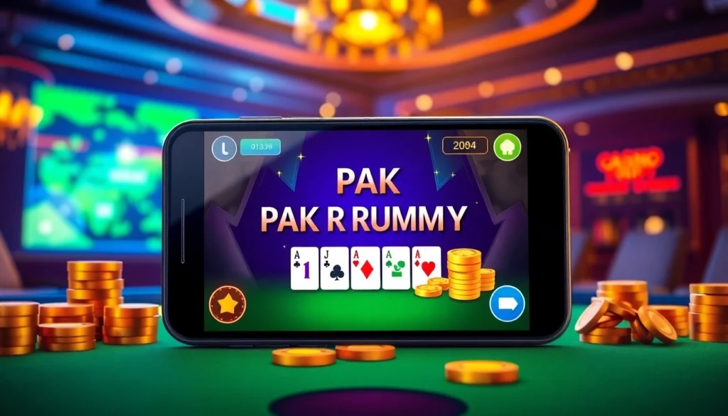Engaging pak rummy gameplay on mobile showing players winning real cash in a secure online