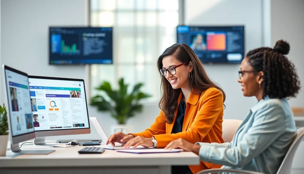 Professional educators designing personalized content on an AI-powered authoring platform to