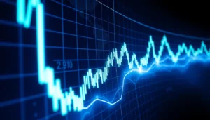 Aicoin financial digital chart with real-time market data and analytics, showcasing market