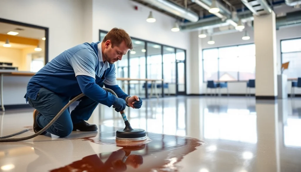 High-quality epoxy resinning Birmingham process showcasing durable coating application by